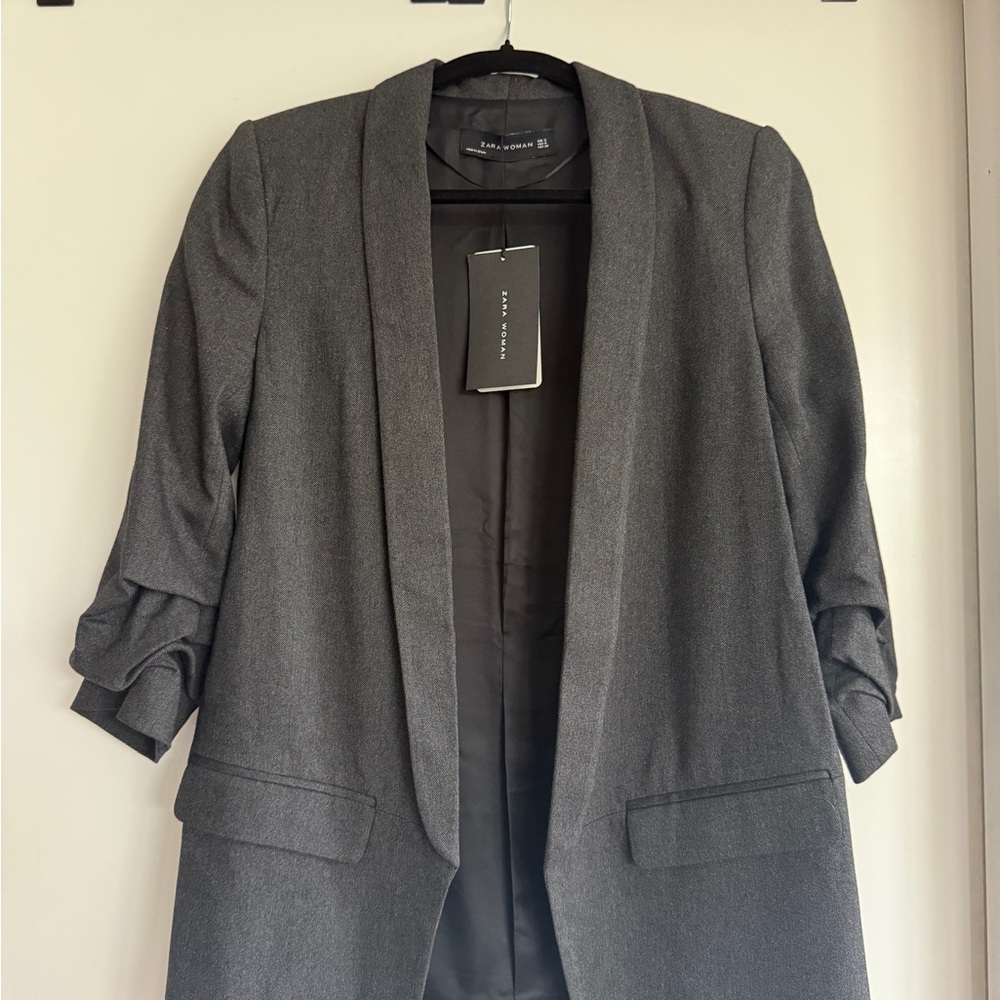 Gray Zara Women's Blazer